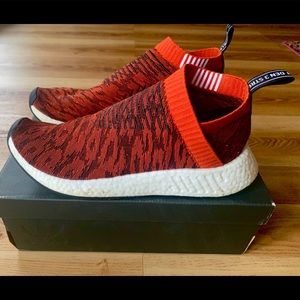Red/Black Adidas NMD_CS2 Glitch Sneakers